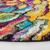 SAFAVIEH Fiesta Shag Collection Accent Rug – 3′ x 5′, Multi, Abstract Rainbow Design, Non-Shedding & Easy Care, 0.5-inch Thick Ideal for High Traffic Areas in Entryway, Living Room, Bedroom (FSG373M)
