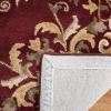 SAFAVIEH Heritage Collection Area Rug – 5′ x 8′, Beige & Green, Handmade Traditional Oriental Wool, Ideal for High Traffic Areas in Living Room, Bedroom (HG640A)(Red)