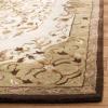 SAFAVIEH Heritage Collection Area Rug – 5′ x 8′, Beige & Green, Handmade Traditional Oriental Wool, Ideal for High Traffic Areas in Living Room, Bedroom (HG640A)(Beige/Green)