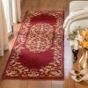 SAFAVIEH Heritage Collection Area Rug – 5′ x 8′, Beige & Green, Handmade Traditional Oriental Wool, Ideal for High Traffic Areas in Living Room, Bedroom (HG640A)(Red)