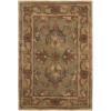 SAFAVIEH Heritage Collection Area Rug – 5′ x 8′, Blue & Beige, Handmade Traditional Oriental Wool, Ideal for High Traffic Areas in Living Room, Bedroom (HG811B)(Green/Gold)