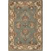 SAFAVIEH Heritage Collection Area Rug – 5′ x 8′, Blue & Beige, Handmade Traditional Oriental Wool, Ideal for High Traffic Areas in Living Room, Bedroom (HG811B)(Blue/Beige)