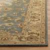 SAFAVIEH Heritage Collection Area Rug – 5′ x 8′, Blue & Beige, Handmade Traditional Oriental Wool, Ideal for High Traffic Areas in Living Room, Bedroom (HG811B)(Blue/Beige)