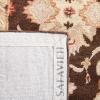 SAFAVIEH Heritage Collection Area Rug – 5′ x 8′, Espresso & Ivory, Handmade Traditional Oriental Wool, Ideal for High Traffic Areas in Living Room, Bedroom (HG817B)(Espresso/Ivory)