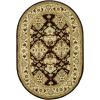 SAFAVIEH Heritage Collection Area Rug – 5′ x 8′, Espresso & Ivory, Handmade Traditional Oriental Wool, Ideal for High Traffic Areas in Living Room, Bedroom (HG817B)(Espresso/Ivory)