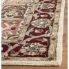 SAFAVIEH Heritage Collection Area Rug – 5′ x 8′, Multi & Red, Handmade Traditional Oriental Wool, Ideal for High Traffic Areas in Living Room, Bedroom (HG925A)(Multi/Red)