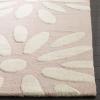 SAFAVIEH Kids Collection Area Rug – 5′ x 7′, Pink & Ivory, Handmade Daisy Wool, Ideal for High Traffic Areas in Living Room, Bedroom (SFK914P)(Pink/Ivory)