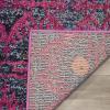 SAFAVIEH Monaco Collection Accent Rug – 4′ x 5’7″, Pink & Multi, Boho Design, Non-Shedding & Easy Care, Ideal for High Traffic Areas in Entryway, Living Room, Bedroom (MNC213D)(Pink/Multi)