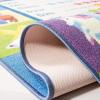 SAFAVIEH Washable Rug Kids Playhouse Collection – 5′ Round, Beige & Blue, Slip Resistant & Easy to Clean, Ideal for Kids Room, Playroom, Nursery, Boys & Girls Room (KPH225A)(Beige/Blue)
