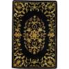 SAFAVIEH Heritage Collection Area Rug – 5′ x 8′, Beige & Green, Handmade Traditional Oriental Wool, Ideal for High Traffic Areas in Living Room, Bedroom (HG640A)(Black)