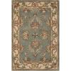 SAFAVIEH Heritage Collection Area Rug – 5′ x 8′, Blue & Beige, Handmade Traditional Oriental Wool, Ideal for High Traffic Areas in Living Room, Bedroom (HG811B)(Blue/Beige)