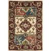 SAFAVIEH Heritage Collection Area Rug – 5′ x 8′, Multi & Red, Handmade Traditional Oriental Wool, Ideal for High Traffic Areas in Living Room, Bedroom (HG925A)(Multi/Red)