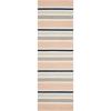 SAFAVIEH Kids Collection Area Rug – 5′ x 7′, Ivory & Multi, Handmade Stripe Wool, Ideal for High Traffic Areas in Living Room, Bedroom (SFK916A)(Ivory/Multi)