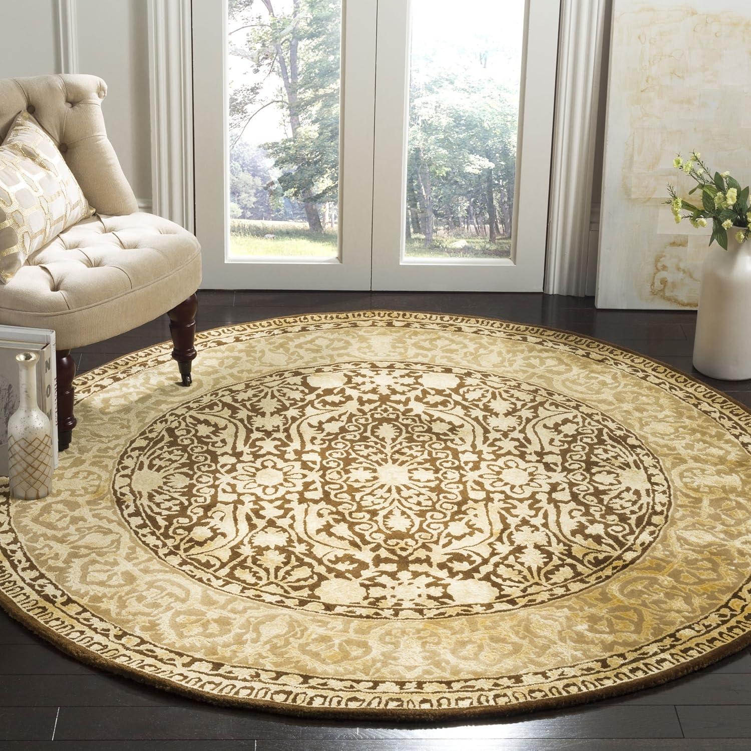 image:imageSAFAVIEH Kids Collection Area Rug 5 x 7 Grey amp Multi Handmade Diamond Wool Ideal for High Traffic Areas in Living Room Bedroom SFK902BGreyMulti