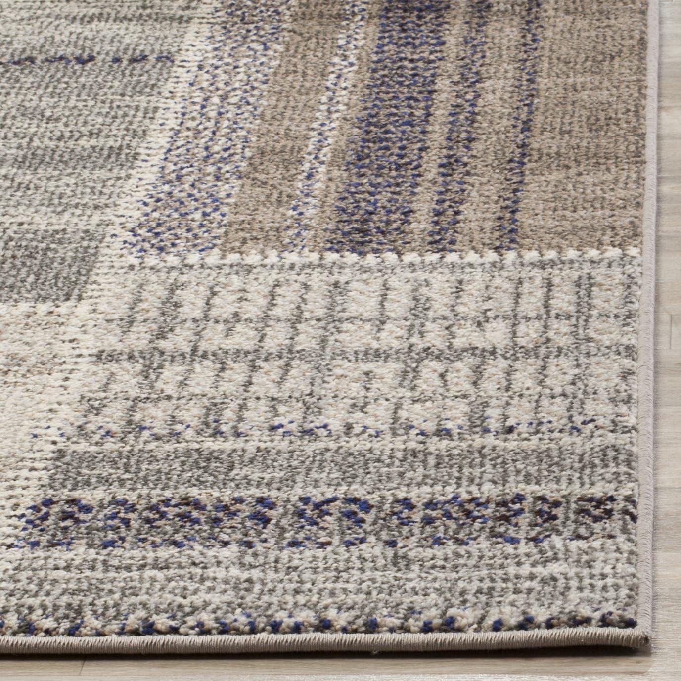 image:imageSAFAVIEH Monaco Collection Area Rug 51 x 77 Multi Modern Patchwork Distressed Design NonShedding amp Easy Care Ideal for High Traffic Areas in Living Room Bedroom MNC215FGreyMulti