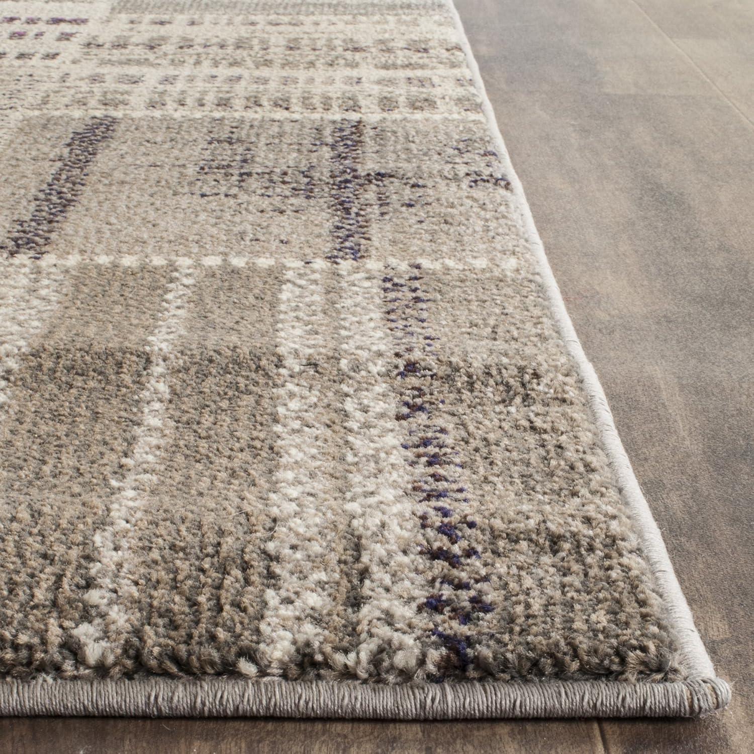image:imageSAFAVIEH Monaco Collection Area Rug 51 x 77 Multi Modern Patchwork Distressed Design NonShedding amp Easy Care Ideal for High Traffic Areas in Living Room Bedroom MNC215FGreyMulti