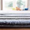 SAFAVIEH Carousel Kids Collection Accent Rug – 3’3″ x 5’3″, Navy & Ivory, Stripe Design, Non-Shedding & Easy Care, Ideal for High Traffic Areas for Boys & Girls in Playroom, Nursery, Bedroom (CRK126N)(Navy/Ivory)