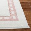 SAFAVIEH Carousel Kids Collection Accent Rug – 3’3″ x 5’3″, Pink & Ivory, Bunny Design, Non-Shedding & Easy Care, Ideal for High Traffic Areas for Boys & Girls in Playroom, Nursery, Bedroom (CRK166P)(Ivory/Pink)