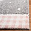SAFAVIEH Carousel Kids Collection Accent Rug – 3’3″ x 5’3″, Pink & Ivory, Non-Shedding & Easy Care, Ideal for High Traffic Areas for Boys & Girls in Playroom, Nursery, Bedroom (CRK154P)(Pink/Ivory)