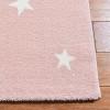 SAFAVIEH Carousel Kids Collection Accent Rug – 4′ x 6′, Pink & White, Koala Design, Non-Shedding & Easy Care, Ideal for High Traffic Areas for Boys & Girls in Playroom, Nursery, Bedroom (CRK195U)(Pink/White)