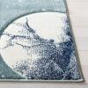 SAFAVIEH Carousel Kids Collection Area Rug – 5’3″ x 7’6″, Grey & Lavender, Non-Shedding & Easy Care, Ideal for High Traffic Areas for Boys & Girls in Playroom, Nursery, Bedroom (CRK103F)(Teal/Ivory)