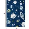SAFAVIEH Carousel Kids Collection Area Rug – 5’3″ x 7’6″, Grey & Lavender, Non-Shedding & Easy Care, Ideal for High Traffic Areas for Boys & Girls in Playroom, Nursery, Bedroom (CRK103F)(Navy/Ivory)