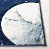 SAFAVIEH Carousel Kids Collection Area Rug – 5’3″ x 7’6″, Grey & Lavender, Non-Shedding & Easy Care, Ideal for High Traffic Areas for Boys & Girls in Playroom, Nursery, Bedroom (CRK103F)(Navy/Ivory)