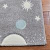 SAFAVIEH Carousel Kids Collection Area Rug – 5’3″ x 7’6″, Grey & Lavender, Non-Shedding & Easy Care, Ideal for High Traffic Areas for Boys & Girls in Playroom, Nursery, Bedroom (CRK103F)(Grey/Lavender)