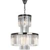 SAFAVIEH Couture Collection Maribel Art Deco Glam Onyx Crystal Chandelier