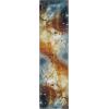SAFAVIEH Galaxy Collection Area Rug – 5’3″ x 7’6″, Orange & Multi, Abstract Design, Non-Shedding & Easy Care, Ideal for High Traffic Areas in Living Room, Bedroom (GAL109D)(Orange/Multi)
