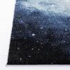 SAFAVIEH Galaxy Collection Area Rug – 5’3″ x 7’6″, Orange & Multi, Abstract Design, Non-Shedding & Easy Care, Ideal for High Traffic Areas in Living Room, Bedroom (GAL109D)(Blue/Ivory)