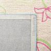 SAFAVIEH Kids Collection Accent Rug – 3′ x 5′, Ivory & Blue, Handmade Floral Wool, Ideal for High Traffic Areas in Entryway, Living Room, Bedroom (SFK362A)(Ivory/Blue)