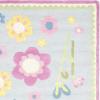 SAFAVIEH Kids Collection Accent Rug – 4′ x 6′, Blue & Multi, Handmade Floral Wool, Ideal for High Traffic Areas in Entryway, Living Room, Bedroom (SFK311A)(Blue/Multi)