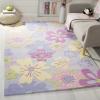 SAFAVIEH Kids Collection Area Rug – 4′ Round, Multi, Handmade Floral Wool, Ideal for High Traffic Areas in Living Room, Bedroom (SFK314A)(Multi Color)