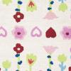 SAFAVIEH Kids Collection Area Rug – 5′ x 8′, Ivory & Pink, Handmade Floral Wool, Ideal for High Traffic Areas in Living Room, Bedroom (SFK918A)(Ivory/Pink)