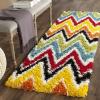 SAFAVIEH Kids Shag Collection Accent Rug – 4′ x 6′, Ivory & Multi, Rainbow Design, Non-Shedding & Easy Care, 2-inch Thick Ideal for High Traffic Areas in Entryway, Living Room, Bedroom (SGK567A)(Ivory/Multi)