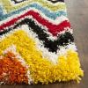 SAFAVIEH Kids Shag Collection Accent Rug – 4′ x 6′, Ivory & Multi, Rainbow Design, Non-Shedding & Easy Care, 2-inch Thick Ideal for High Traffic Areas in Entryway, Living Room, Bedroom (SGK567A)(Ivory/Multi)