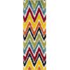 SAFAVIEH Kids Shag Collection Accent Rug – 4′ x 6′, Ivory & Multi, Rainbow Design, Non-Shedding & Easy Care, 2-inch Thick Ideal for High Traffic Areas in Entryway, Living Room, Bedroom (SGK567A)(Ivory/Multi)