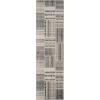 SAFAVIEH Monaco Collection Area Rug – 5’1″ x 7’7″, Multi, Modern Patchwork Distressed Design, Non-Shedding & Easy Care, Ideal for High Traffic Areas in Living Room, Bedroom (MNC215F)(Grey/Multi)