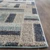 SAFAVIEH Monaco Collection Area Rug – 5’1″ x 7’7″, Purple & Multi, Modern Design, Non-Shedding & Easy Care, Ideal for High Traffic Areas in Living Room, Bedroom (MNC214L)(Grey/Blue)