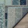 SAFAVIEH Monaco Collection Area Rug – 5’1″ x 7’7″, Purple & Multi, Modern Design, Non-Shedding & Easy Care, Ideal for High Traffic Areas in Living Room, Bedroom (MNC214L)(Grey/Blue)