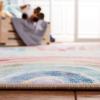SAFAVIEH Washable Rug Kids Playhouse Collection – 3’3″ x 5’3″, Blue & Ivory, Slip Resistant & Easy to Clean, Ideal for Kids Room, Playroom, Nursery, Boys & Girls Room (KPH252M)(Blue/Ivory)