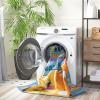 SAFAVIEH Washable Rug Kids Playhouse Collection – 5′ Round, Blue & Green, Slip Resistant & Easy to Clean, Ideal for Kids Room, Playroom, Nursery, Boys & Girls Room (KPH224M)(Blue/Green)