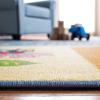 SAFAVIEH Washable Rug Kids Playhouse Collection – 5′ Round, Blue & Green, Slip Resistant & Easy to Clean, Ideal for Kids Room, Playroom, Nursery, Boys & Girls Room (KPH224M)(Blue/Green)