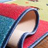 SAFAVIEH Washable Rug Kids Playhouse Collection – 5′ Round, Blue & Green, Slip Resistant & Easy to Clean, Ideal for Kids Room, Playroom, Nursery, Boys & Girls Room (KPH224M)(Blue/Green)