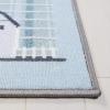 SAFAVIEH Washable Rug Kids Playhouse Collection – 5’5″ x 7’7″, Dark Green & Light Grey, Slip Resistant & Easy to Clean, Ideal for Kids Room, Playroom, Nursery, Boys & Girls Room (KPH235Y)(Blue/Dark Grey)