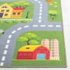 SAFAVIEH Washable Rug Kids Playhouse Collection – 5’5″ x 7’7″, Dark Green & Light Grey, Slip Resistant & Easy to Clean, Ideal for Kids Room, Playroom, Nursery, Boys & Girls Room (KPH235Y)(Dark Green/Light Grey)