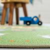 SAFAVIEH Washable Rug Kids Playhouse Collection – 5’5″ x 7’7″, Dark Green & Light Grey, Slip Resistant & Easy to Clean, Ideal for Kids Room, Playroom, Nursery, Boys & Girls Room (KPH235Y)(Dark Green/Light Grey)