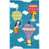 SAFAVIEH Carousel Kids Collection Accent Rug – 4′ x 6′, Blue & Green, Non-Shedding & Easy Care, Ideal for High Traffic Areas for Boys & Girls in Playroom, Nursery, Bedroom (CRK118M)(Blue/Green)