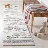 SAFAVIEH Carousel Kids Collection Area Rug – 5’3″ x 7’6″, Pink & Ivory, Birds Design, Non-Shedding & Easy Care, Ideal for High Traffic Areas for Boys & Girls in Playroom, Nursery, Bedroom (CRK153P)(Pink/Ivory)